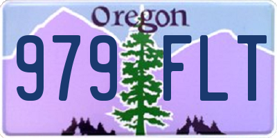OR license plate 979FLT