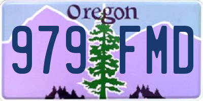 OR license plate 979FMD