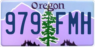 OR license plate 979FMH
