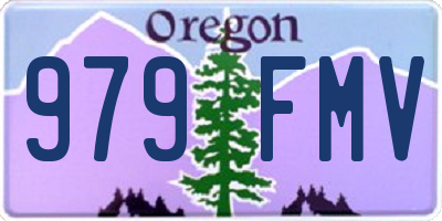 OR license plate 979FMV