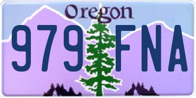 OR license plate 979FNA
