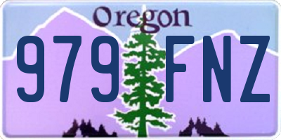 OR license plate 979FNZ