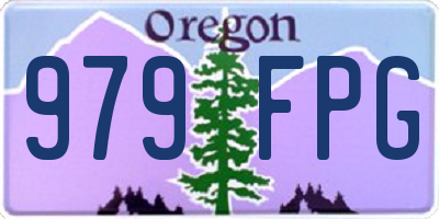 OR license plate 979FPG
