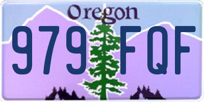 OR license plate 979FQF