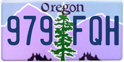 OR license plate 979FQH