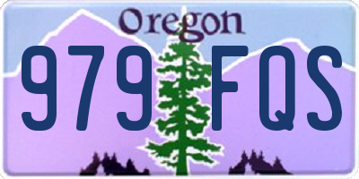 OR license plate 979FQS