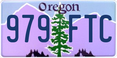 OR license plate 979FTC