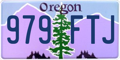OR license plate 979FTJ