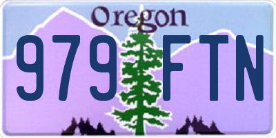 OR license plate 979FTN