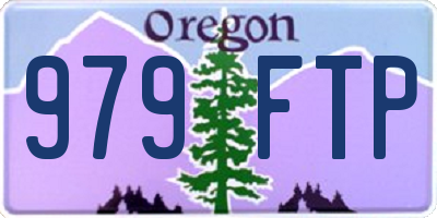 OR license plate 979FTP