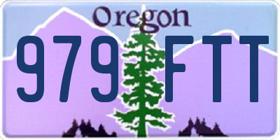 OR license plate 979FTT