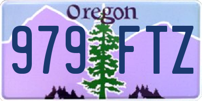 OR license plate 979FTZ
