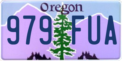 OR license plate 979FUA