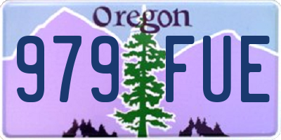 OR license plate 979FUE
