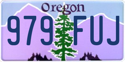 OR license plate 979FUJ