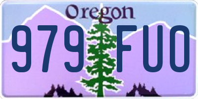 OR license plate 979FUO