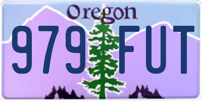 OR license plate 979FUT
