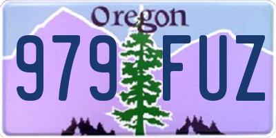 OR license plate 979FUZ