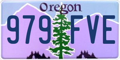 OR license plate 979FVE