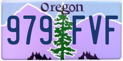 OR license plate 979FVF