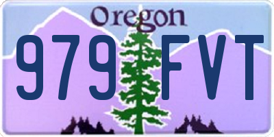 OR license plate 979FVT