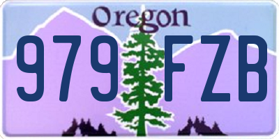 OR license plate 979FZB