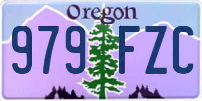 OR license plate 979FZC