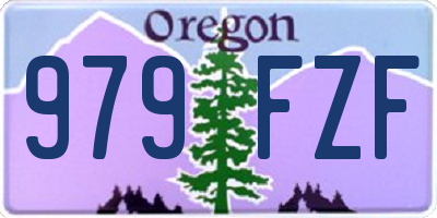 OR license plate 979FZF