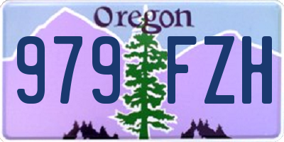 OR license plate 979FZH