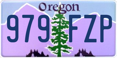 OR license plate 979FZP