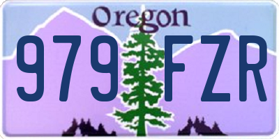 OR license plate 979FZR