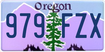 OR license plate 979FZX