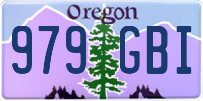 OR license plate 979GBI