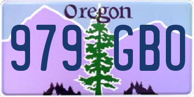 OR license plate 979GBO
