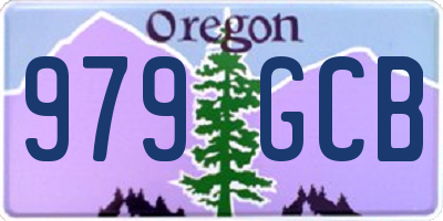 OR license plate 979GCB