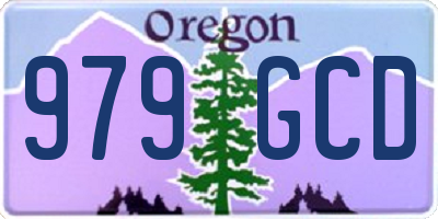 OR license plate 979GCD
