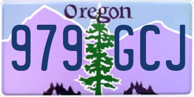 OR license plate 979GCJ