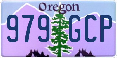 OR license plate 979GCP