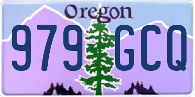 OR license plate 979GCQ