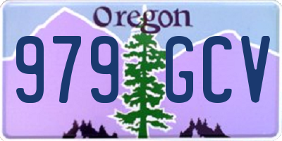 OR license plate 979GCV