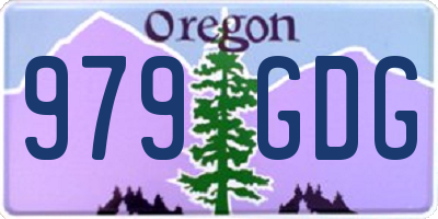 OR license plate 979GDG