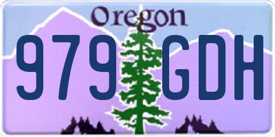 OR license plate 979GDH