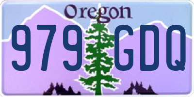 OR license plate 979GDQ
