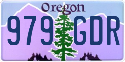 OR license plate 979GDR
