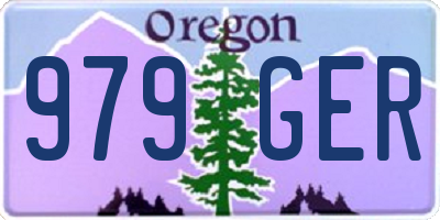 OR license plate 979GER