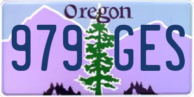 OR license plate 979GES