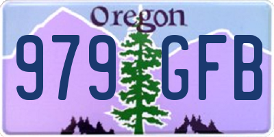 OR license plate 979GFB