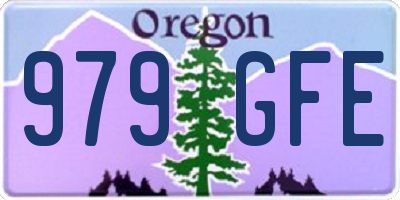OR license plate 979GFE
