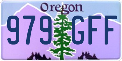 OR license plate 979GFF