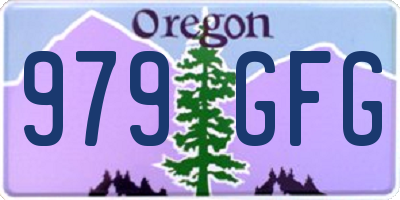 OR license plate 979GFG